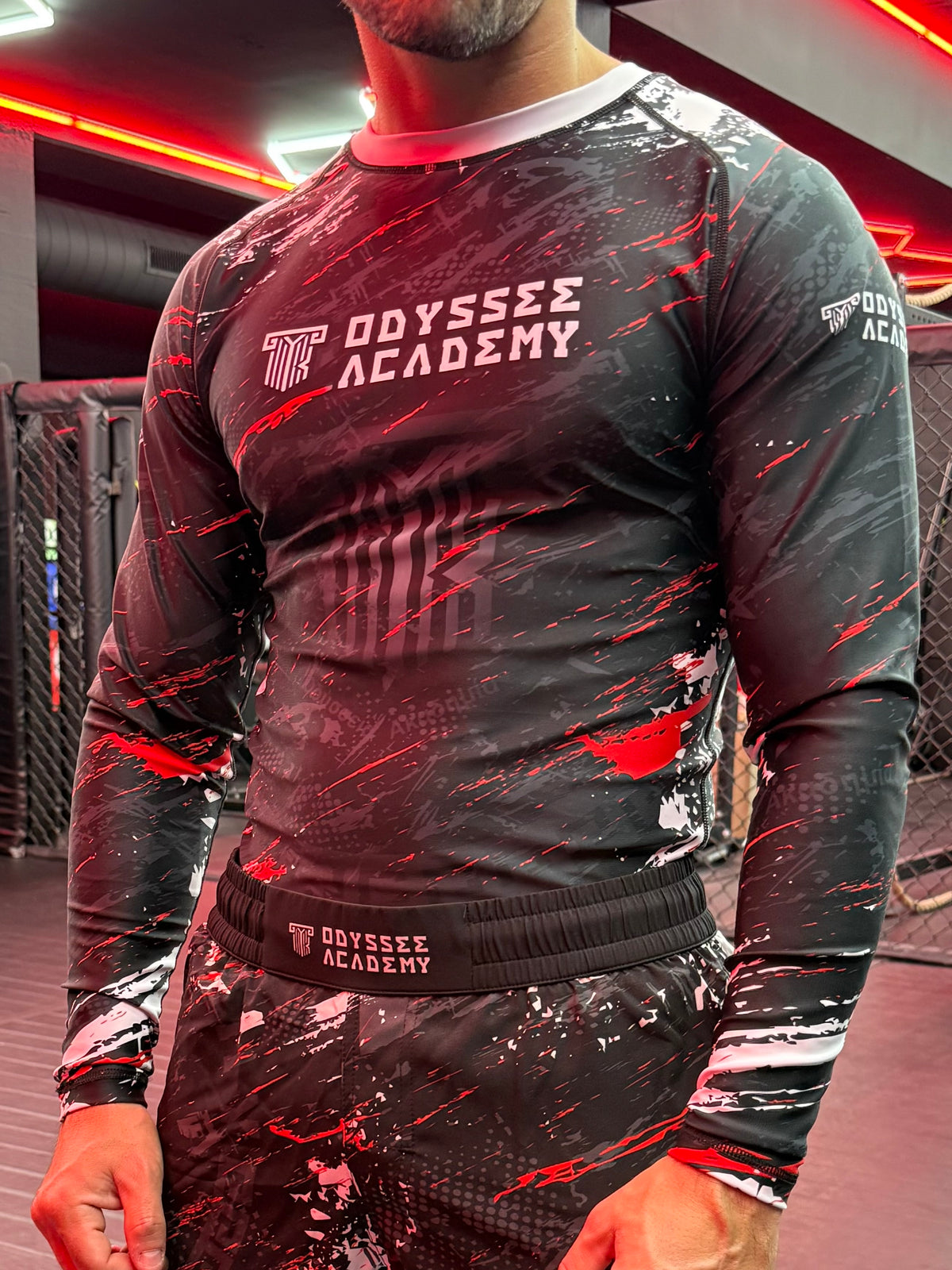 Rashguard manches longues Odyssée "Bloodstorm", vue 1