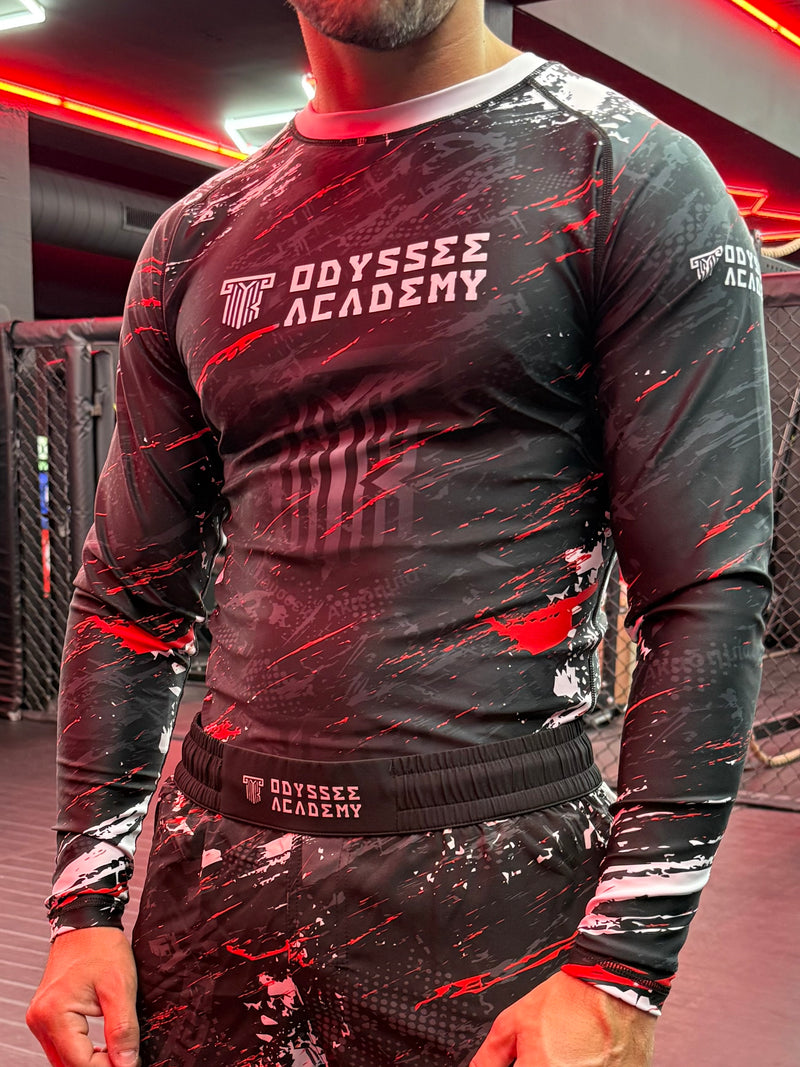 Rashguard manches longues Odyssée "Bloodstorm", vue 1