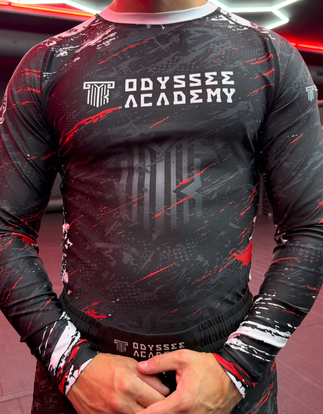 Rashguard manches longues Odyssée "Bloodstorm", vue 3