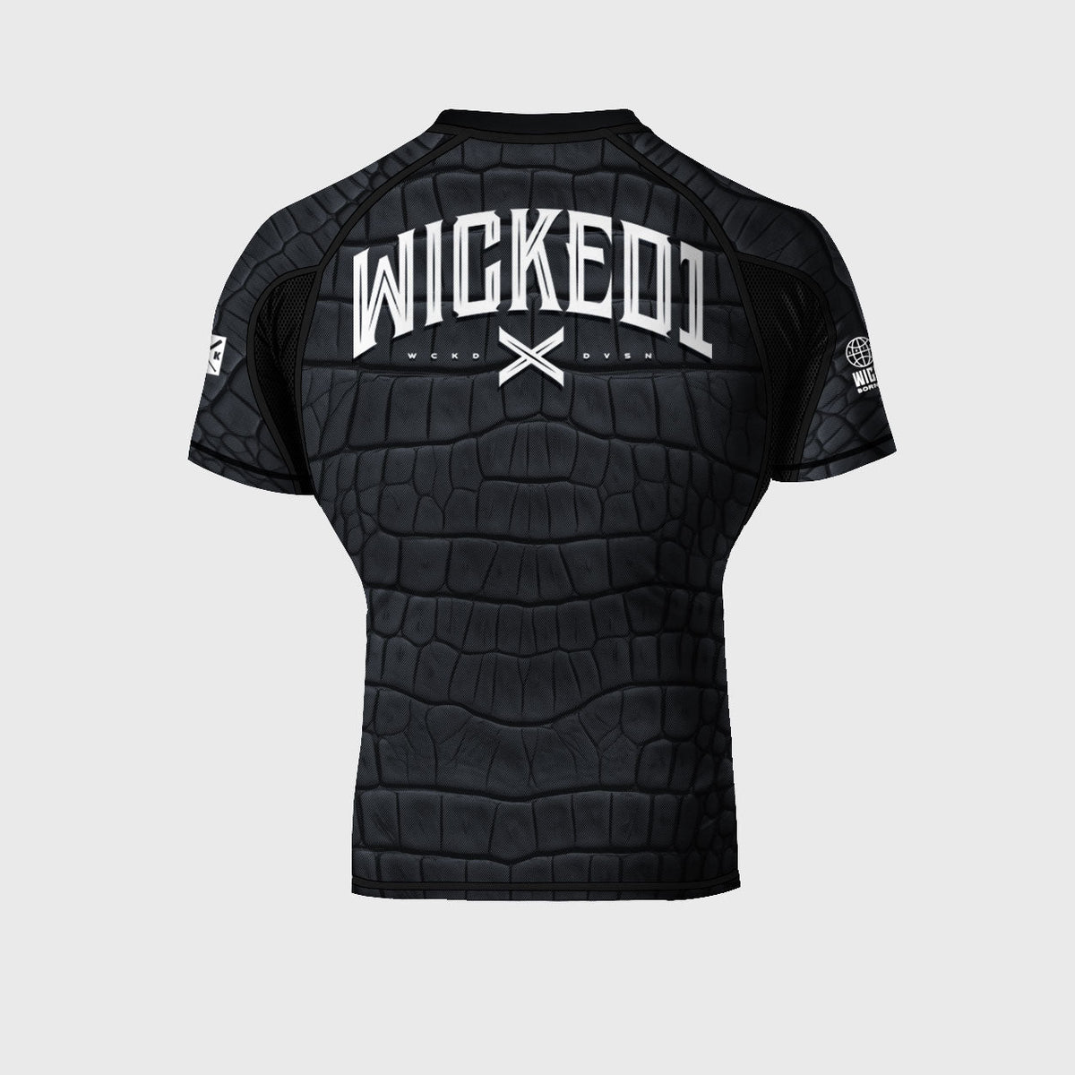 Rashguard Caïman noir/gris, vue 2