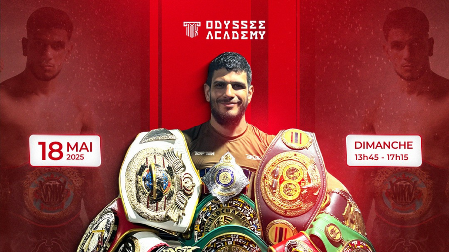 Affiche du stage de Muay-Thaï avec Youssef Boughanem à l'Odyssée Academy