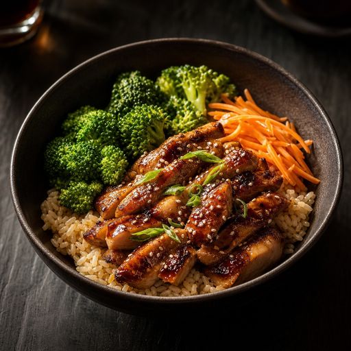 Bowl teriyaki au poulet