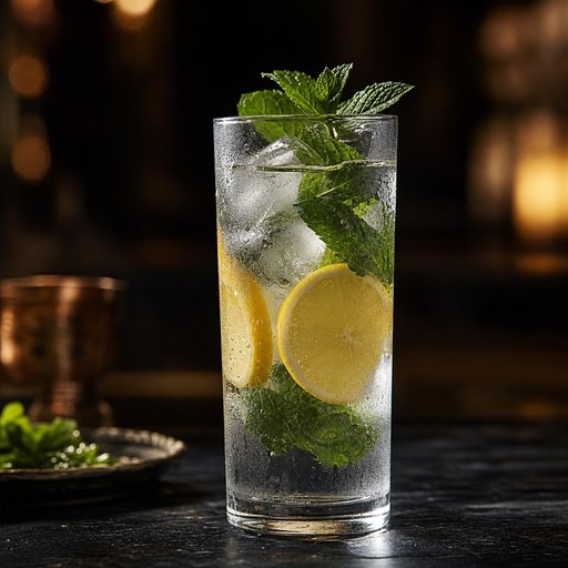Eau infusée citron et menthe